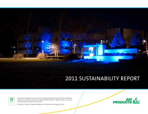 Thumbnail Air Products and Chemicals Sustainability Report 2011