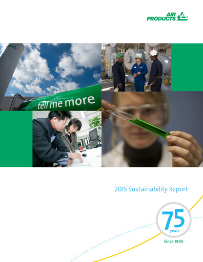 Thumbnail Air Products and Chemicals Sustainability Report 2015