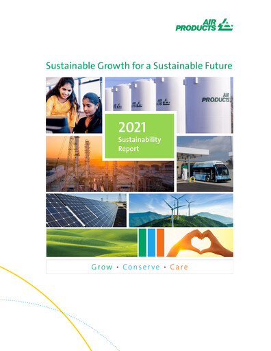Thumbnail Air Products and Chemicals Sustainability Report 2021