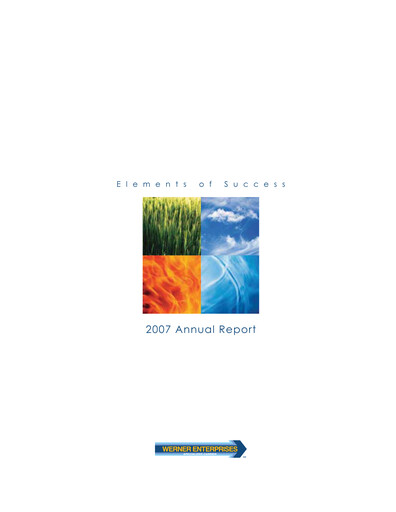 Vorschaubild Werner Enterprises
 Jahresbericht 2007