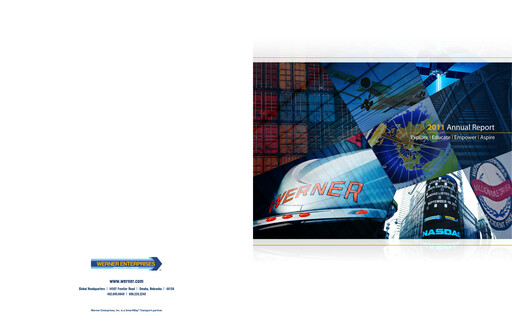Vorschaubild Werner Enterprises
 Jahresbericht 2011