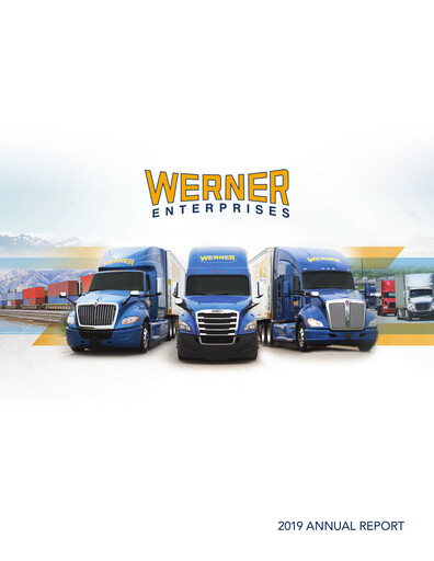 Vorschaubild Werner Enterprises
 Jahresbericht 2019