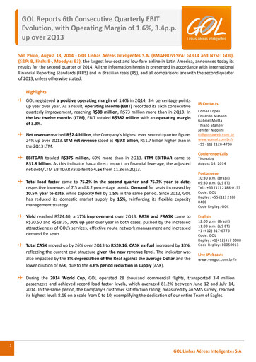 Thumbnail GOL Airlines Quarterly Report 2014-q2