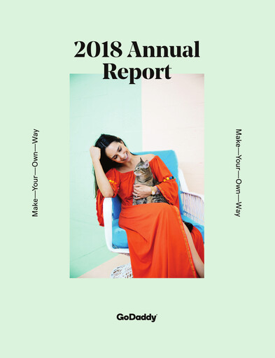 Miniature GoDaddy Rapport annuel 2018