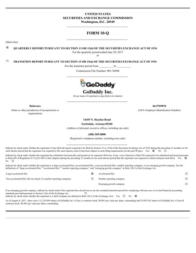 Thumbnail GoDaddy Quarterly Report 2017-q2