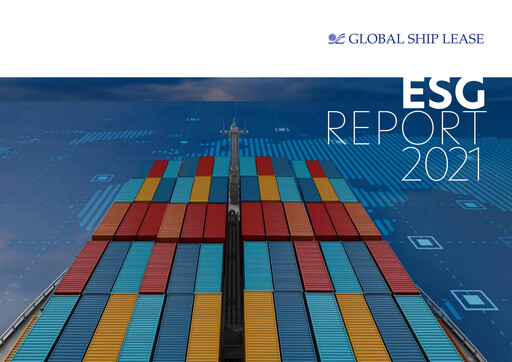 Thumbnail Global Ship Lease ESG Report 2021