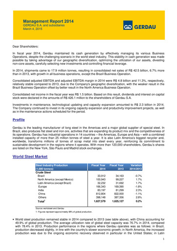 Thumbnail Gerdau Financial Statement 2014