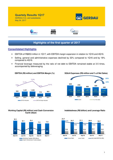 Thumbnail Gerdau Quarterly Report 2017-q1