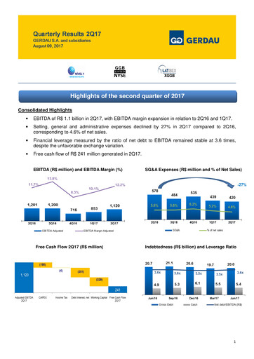 Thumbnail Gerdau Quarterly Report 2017-q2