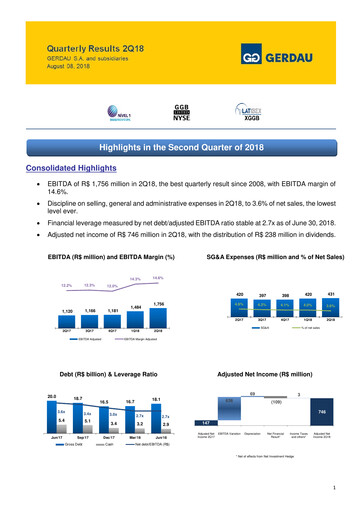 Thumbnail Gerdau Quarterly Report 2018-q2