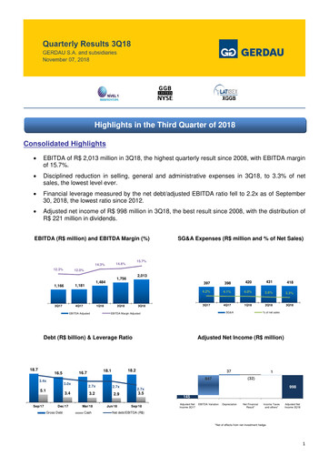 Thumbnail Gerdau Quarterly Report 2018-q3