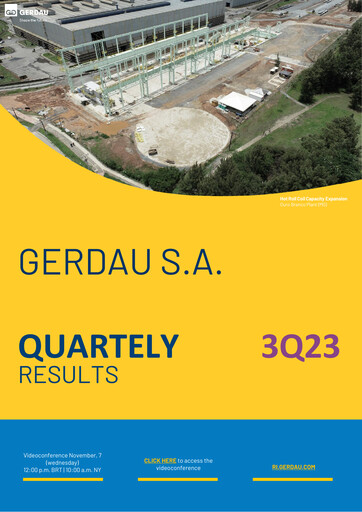 Thumbnail Gerdau Quarterly Report 2023-q3
