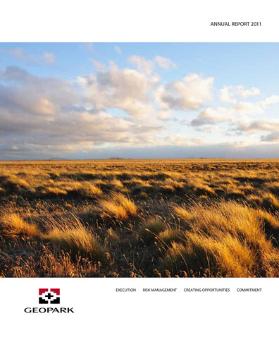 Thumbnail Geopark Annual Report 2011