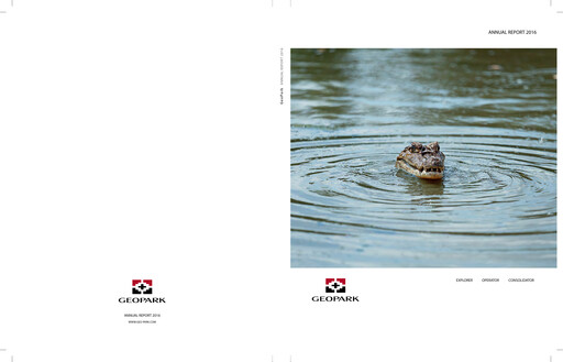 Thumbnail Geopark Annual Report 2016