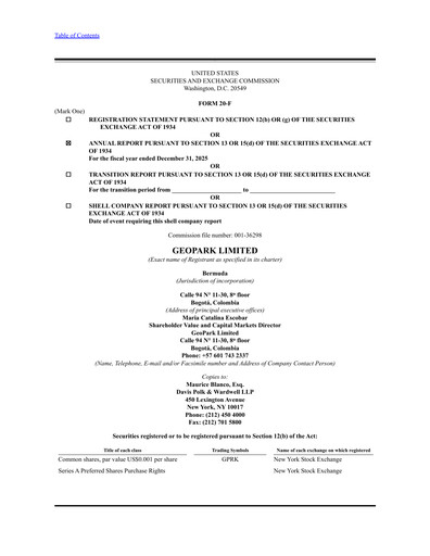 Thumbnail Geopark Annual Report 2025