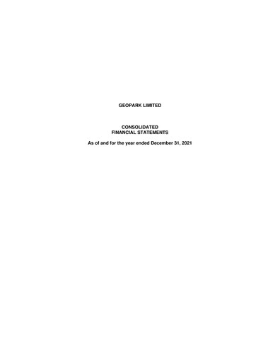 Thumbnail Geopark Financial Statement 2021