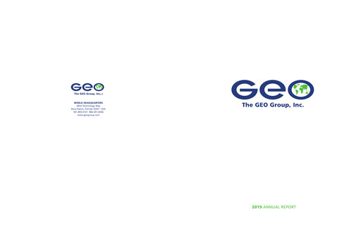 Vorschaubild Geo Group Jahresbericht 2019