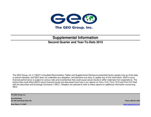 Thumbnail Geo Group Quarterly Report 2015-q2