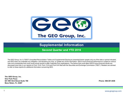 Thumbnail Geo Group Quarterly Report 2016-q2