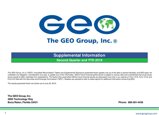 Thumbnail Geo Group Quarterly Report 2019-q2