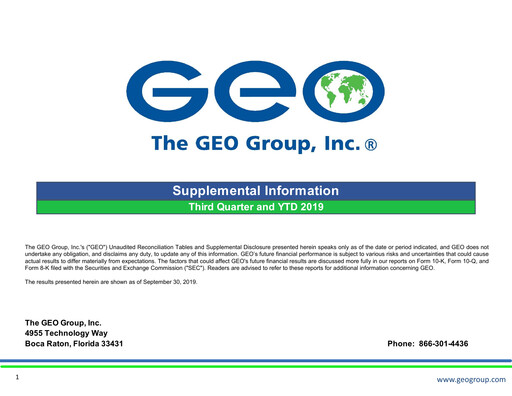 Thumbnail Geo Group Quarterly Report 2019-q3