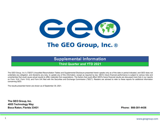 Thumbnail Geo Group Quarterly Report 2021-q3