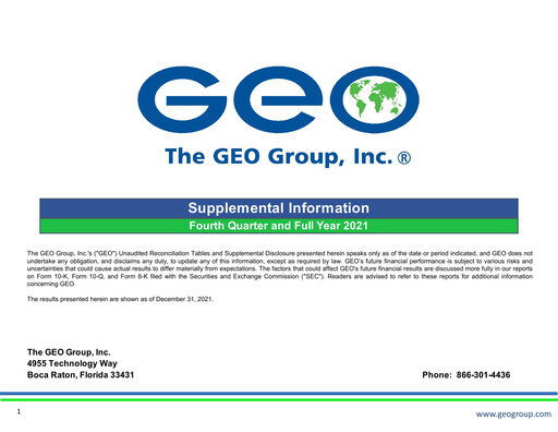 Thumbnail Geo Group Quarterly Report 2021-q4