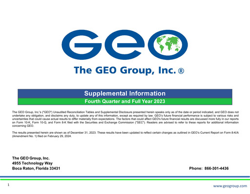 Thumbnail Geo Group Quarterly Report 2023-q4
