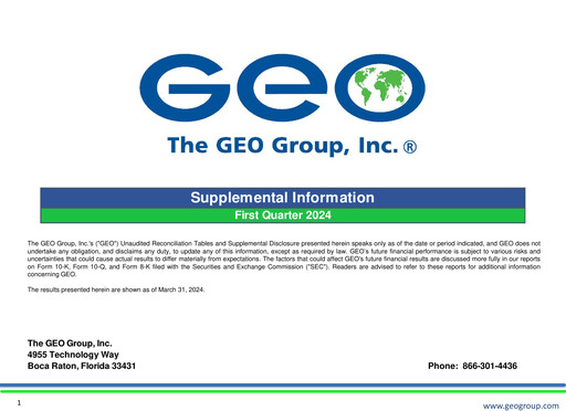 Thumbnail Geo Group Quarterly Report 2024-q1