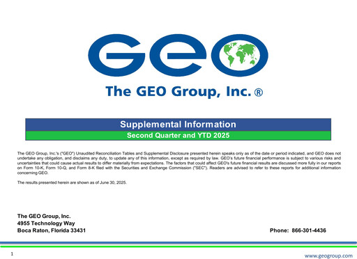 Thumbnail Geo Group Quarterly Report 2025-q2