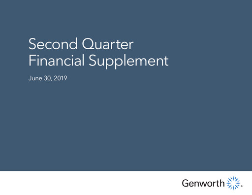 Thumbnail Genworth Financial
 Quarterly Report 2019-q2