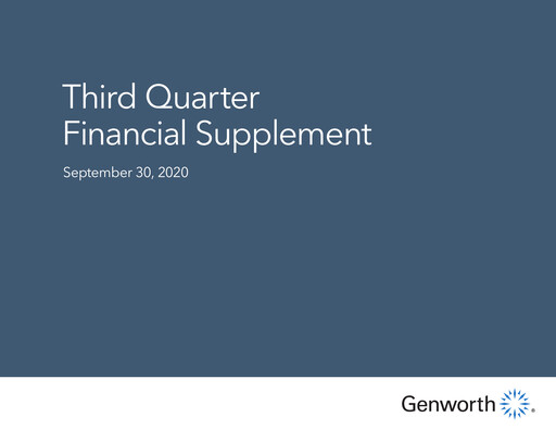 Thumbnail Genworth Financial
 Quarterly Report 2020-q3
