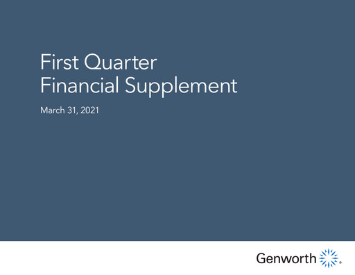 Thumbnail Genworth Financial
 Quarterly Report 2021-q1