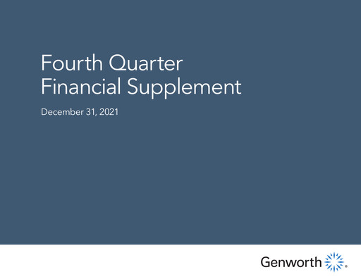 Thumbnail Genworth Financial
 Quarterly Report 2021-q4