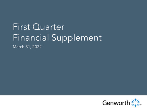 Thumbnail Genworth Financial
 Quarterly Report 2022-q1