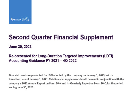 Thumbnail Genworth Financial
 Quarterly Report 2023-q2