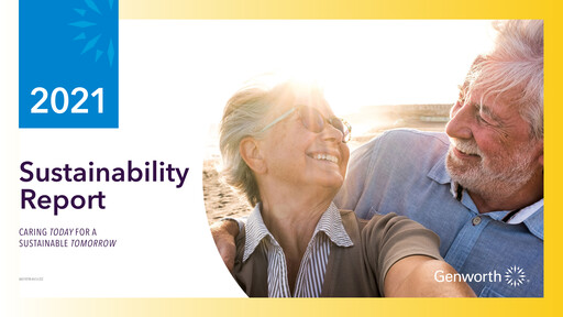 Thumbnail Genworth Financial
 Sustainability Report 2021