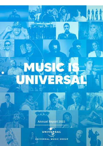 Thumbnail Universal Music Group Annual Report 2022