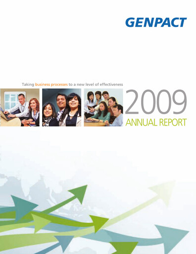 Thumbnail Genpact Annual Report 2009