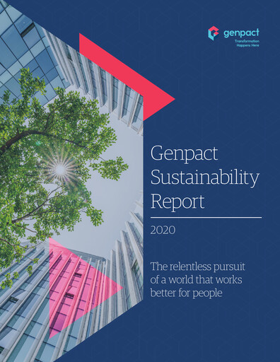 Thumbnail Genpact Sustainability Report 2020