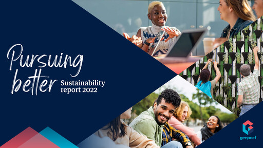 Thumbnail Genpact Sustainability Report 2022