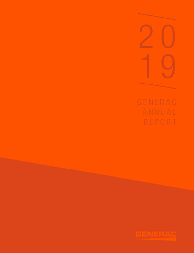 Thumbnail Generac Annual Report 2019