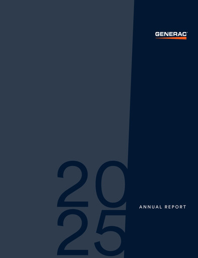 Thumbnail Generac Annual Report 2025