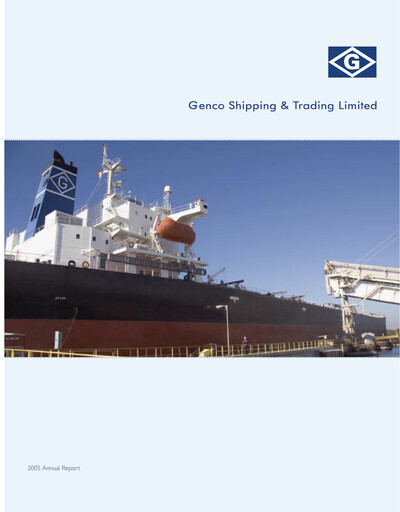 Thumbnail Genco Shipping & Trading Annual Report 2005