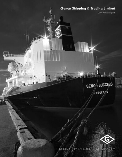 Thumbnail Genco Shipping & Trading Annual Report 2006
