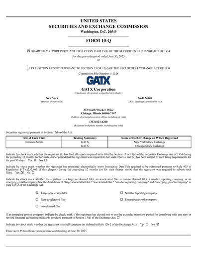 Thumbnail GATX Quarterly Report 2025-q2