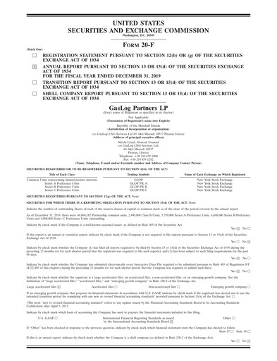 Thumbnail GasLog Annual Report 2019