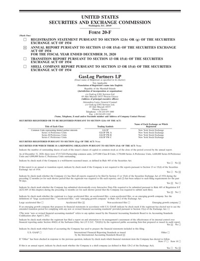 Thumbnail GasLog Annual Report 2020