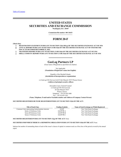 Thumbnail GasLog Annual Report 2022