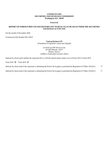 Thumbnail GasLog Quarterly Report 2020-q3